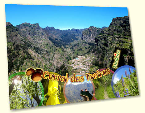 Curral das Freiras - Madeira postcard